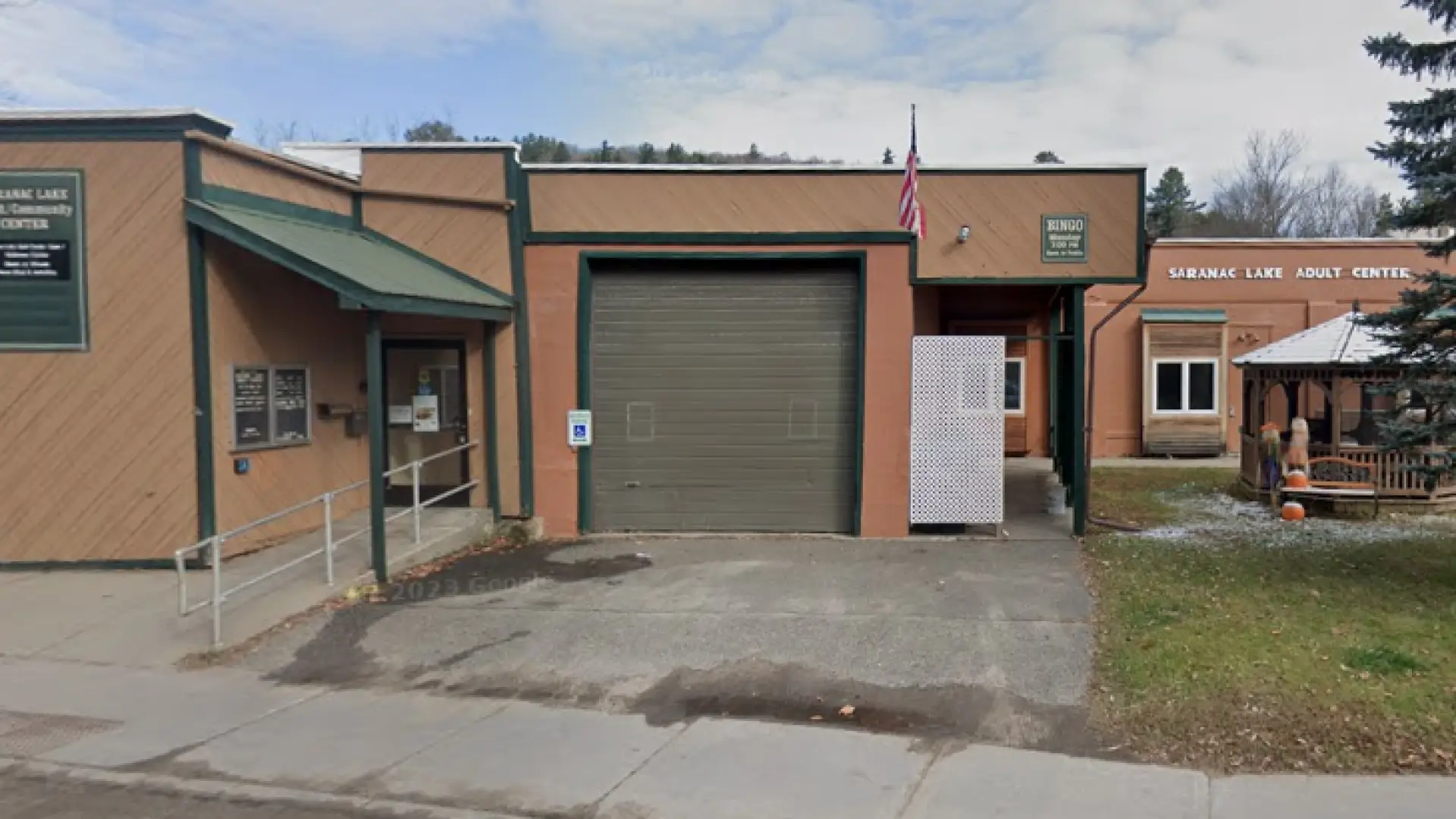 The exterior of the Saranac Lake Adult Center